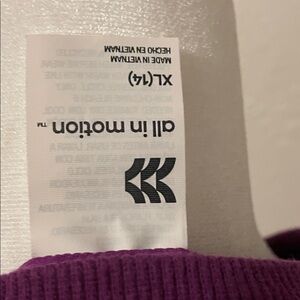 All in Motion Women's Vibrant Purple Sweater (xl 14